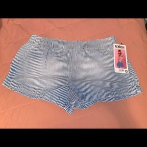 NWT REWASH Striped Denim Shorts